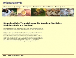 Homepage der Imkerakademie - Weiterbildungsangebot